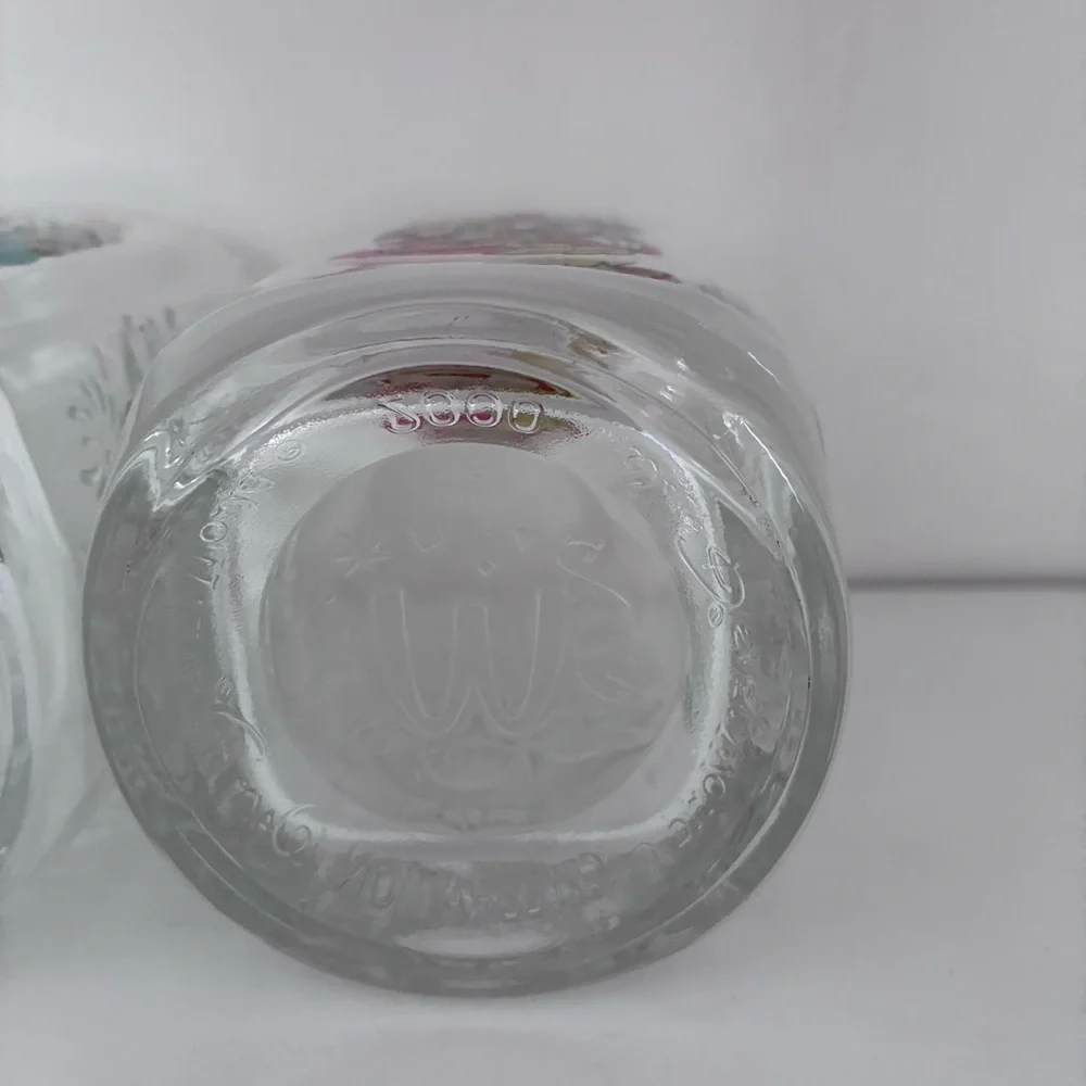 Set of 2 Vintage Disney Millenium 2000 Walt Disney World Commemorative Glasses